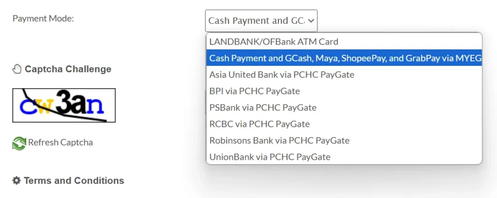 Police Clearance Payment Methods