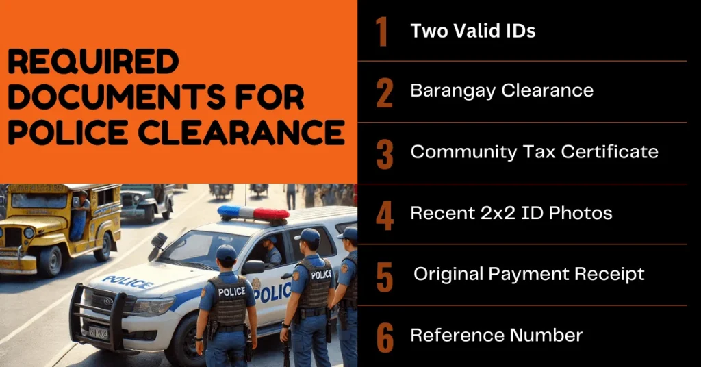 Required Documents for Police Clearance Philippines